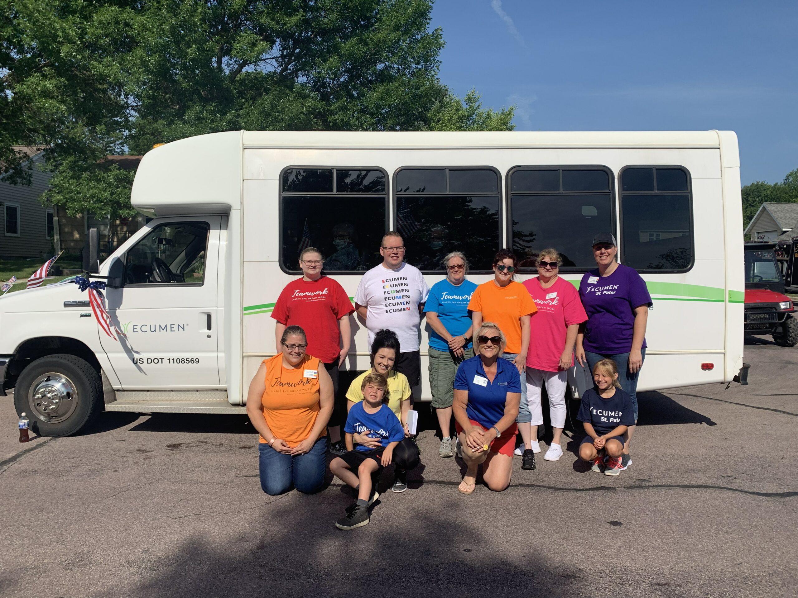 Ecumen team members in the St. Peter 4th of July parade