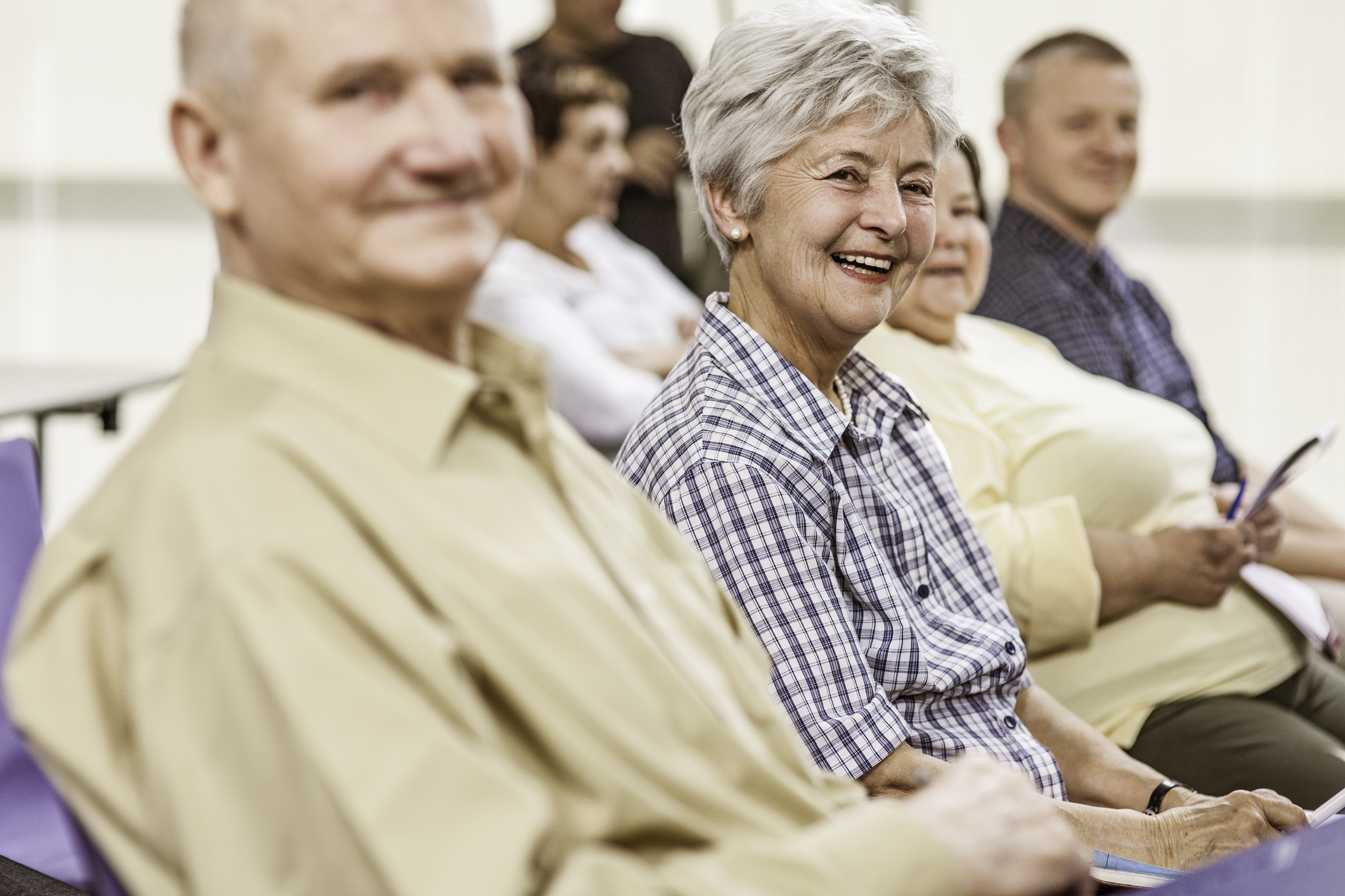 seniors participating in a seminar